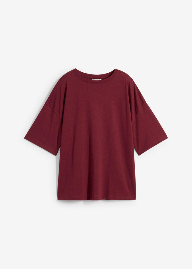 Ohlapna T-Shirt majica iz bombažne mešanice