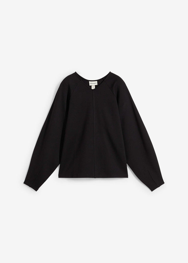 Majica z dolgimi rokavi iz udobnega Punto Di Roma trikoja