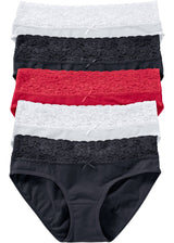 Spodnjice s čipko (5 kosov)