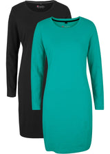 Oprijeta obleka iz jerseyja (2 kosa)