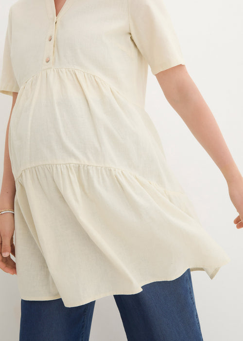 Dolga bluza za nosečnost in dojenje