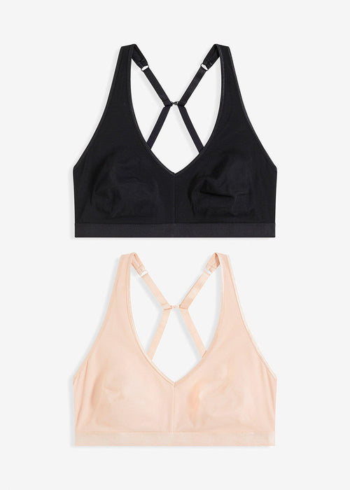 Bralette nedrček brez kosti  (2 kosa)