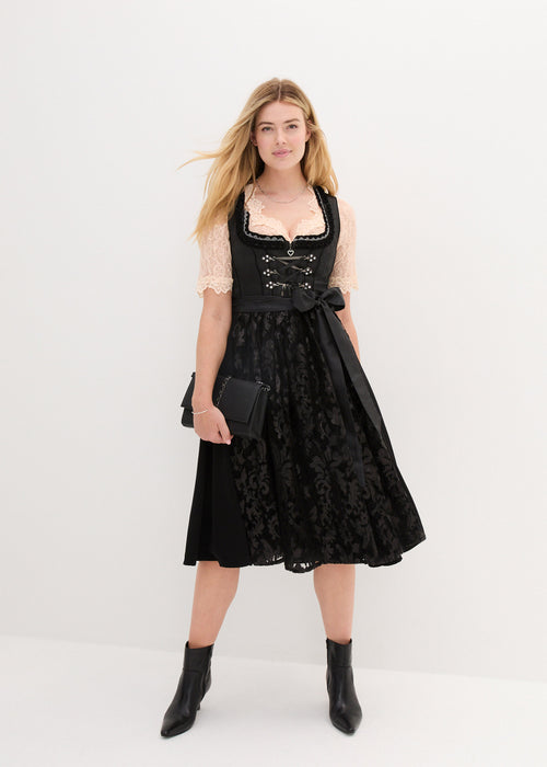 Dirndl bluza s čipko