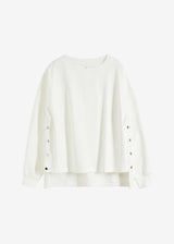 Ohlapna majica iz čistega ekološkega bombažnega trikoja