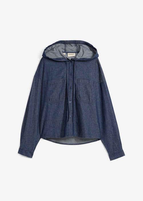 Bluza iz jeansa s kapuco