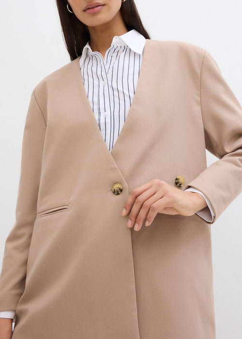Ohlapen blazer z variabilnim zapenjanjem 