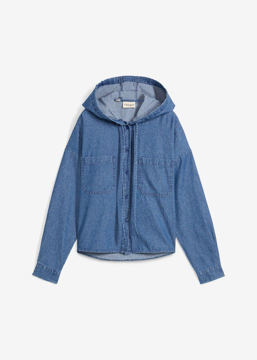 Bluza iz jeansa s kapuco