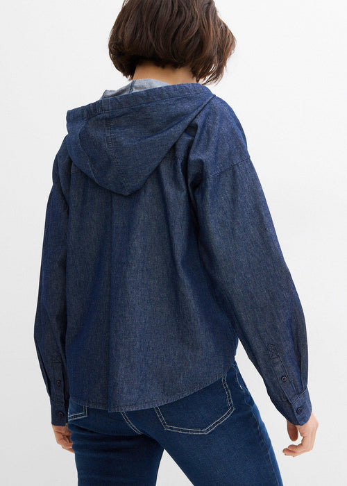 Bluza iz jeansa s kapuco