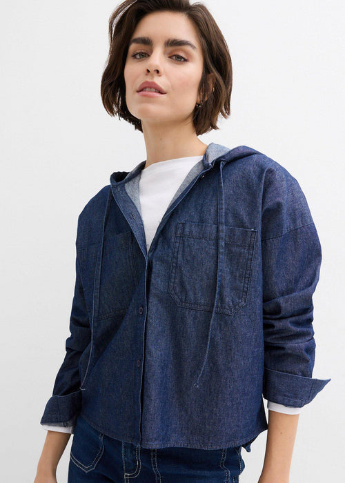 Bluza iz jeansa s kapuco