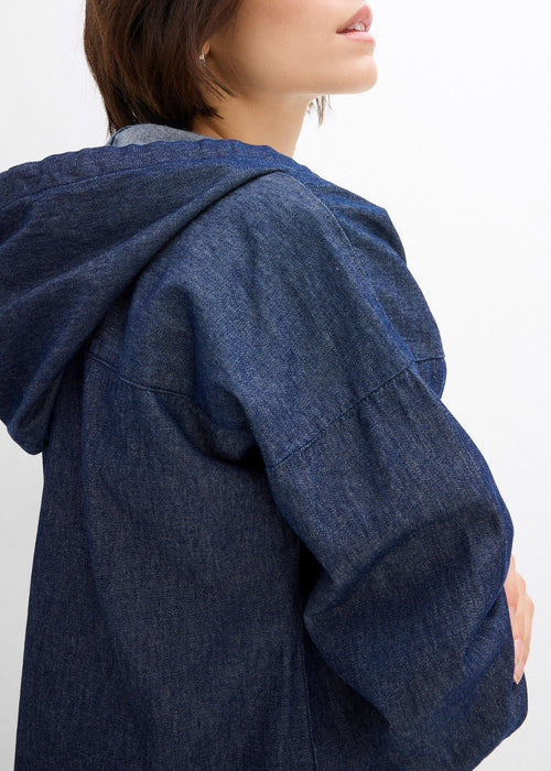 Bluza iz jeansa s kapuco
