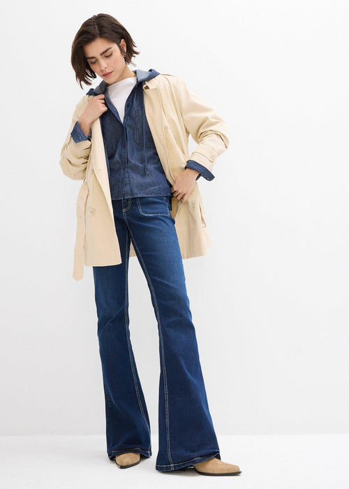Bluza iz jeansa s kapuco