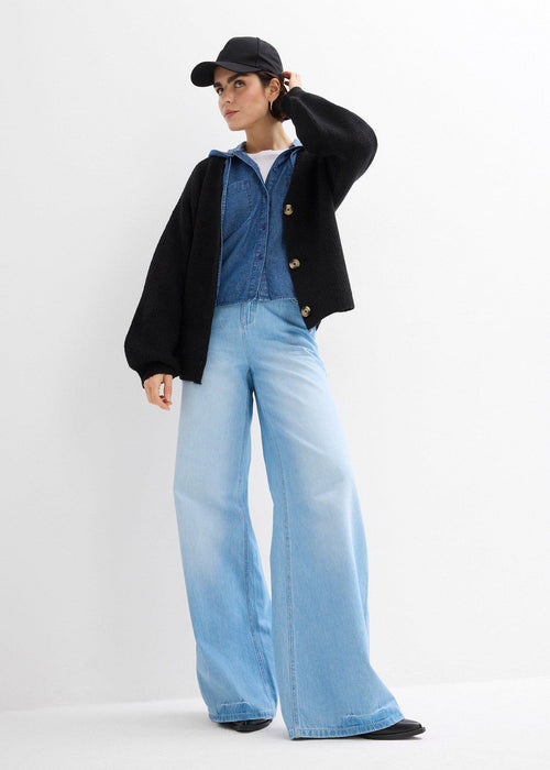 Bluza iz jeansa s kapuco
