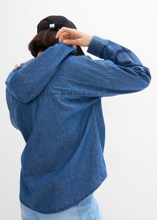 Bluza iz jeansa s kapuco