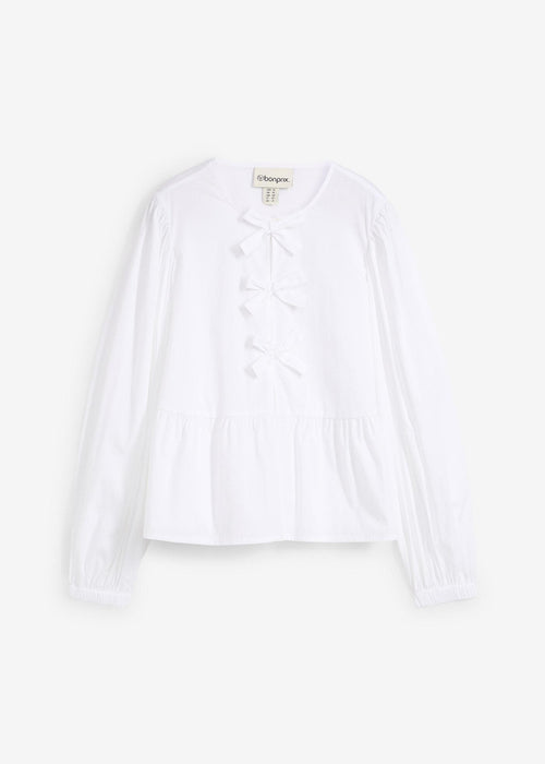 Bluza z detajlom pentlje
