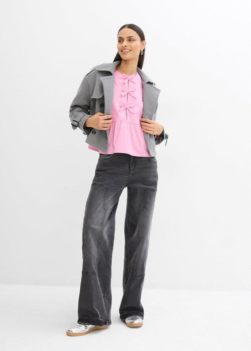 Bluza z detajlom pentlje