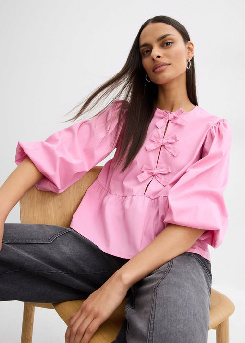 Bluza z detajlom pentlje