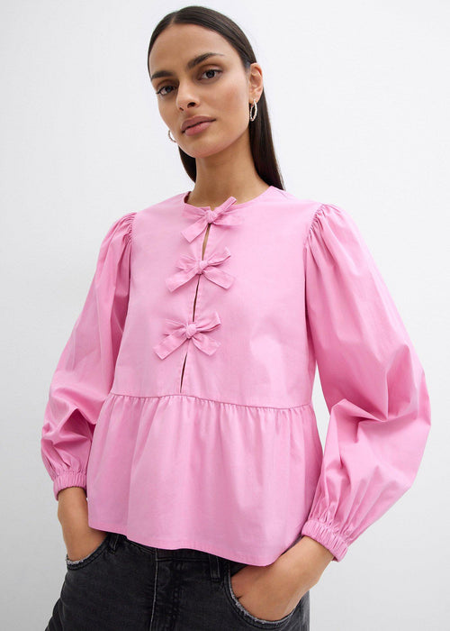 Bluza z detajlom pentlje