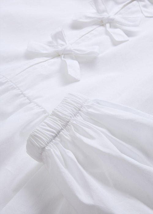 Bluza z detajlom pentlje