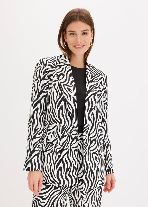 Črtast blazer