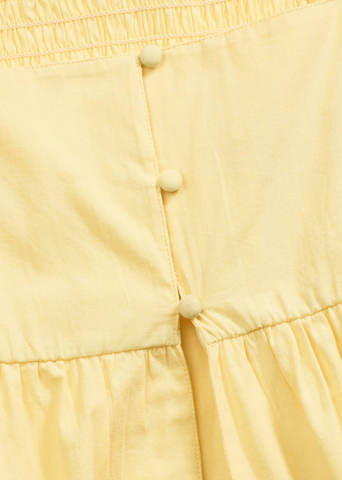 Bluza z balonastimi rokavi in gumbi