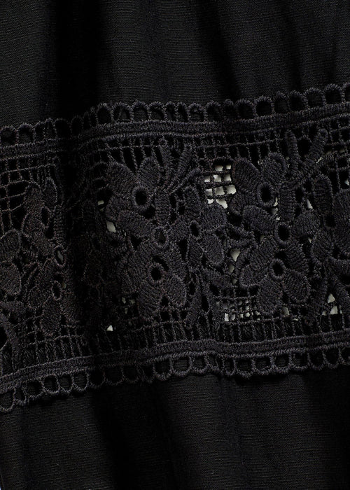 Bluza s kratkimi rokavi z deležem lanu