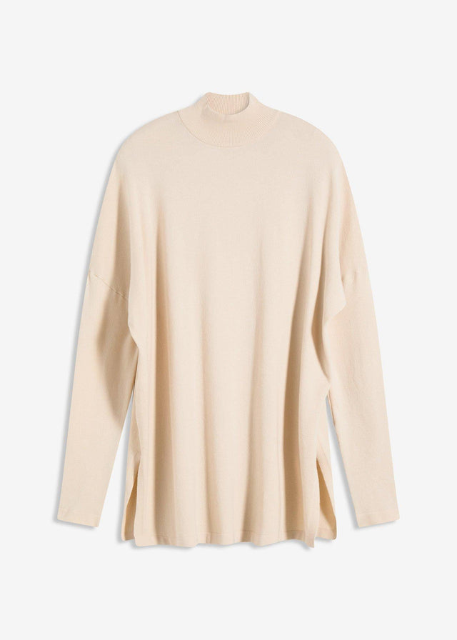 Pončo-pulover iz mehke viskozne mešanice