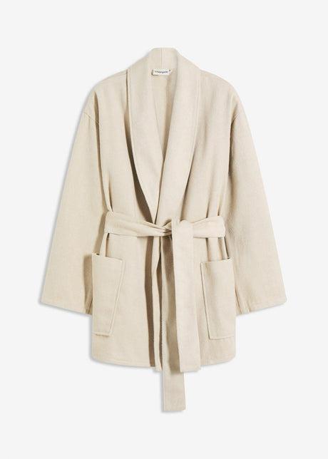 Jakna v volnenem videzu