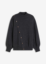 Pulover z letvijo z gumbi