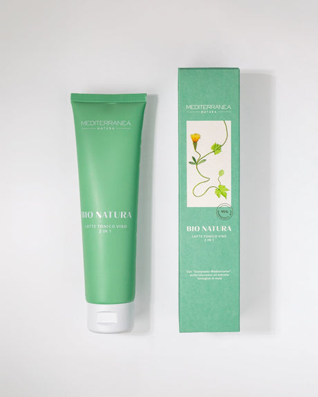 BIO NATURA mleko in tonik za obraz 2 v 1