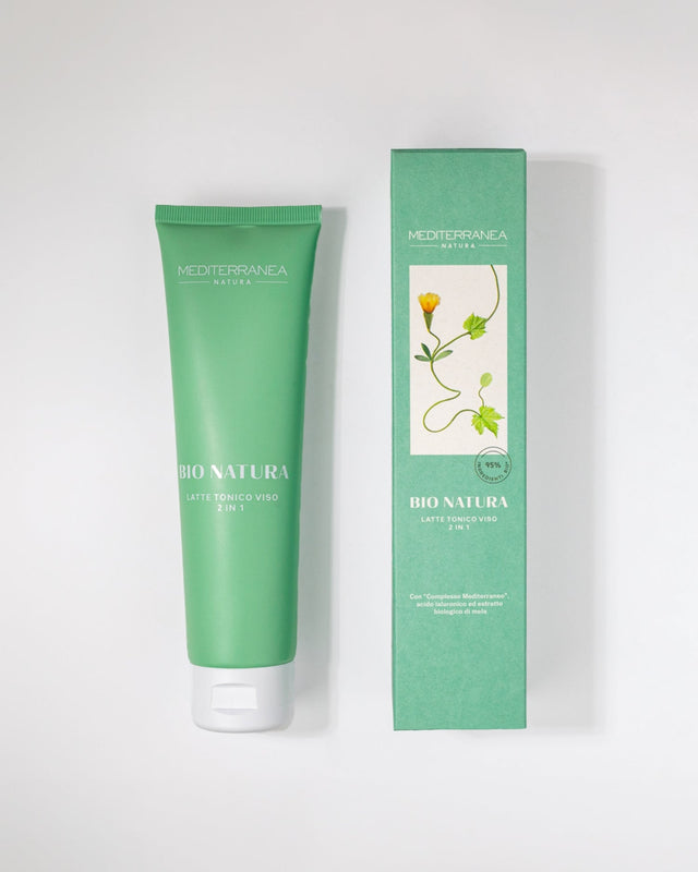 BIO NATURA mleko in tonik za obraz 2 v 1