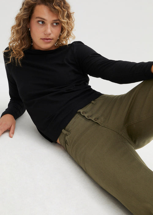 Stretch culotte kavbojke